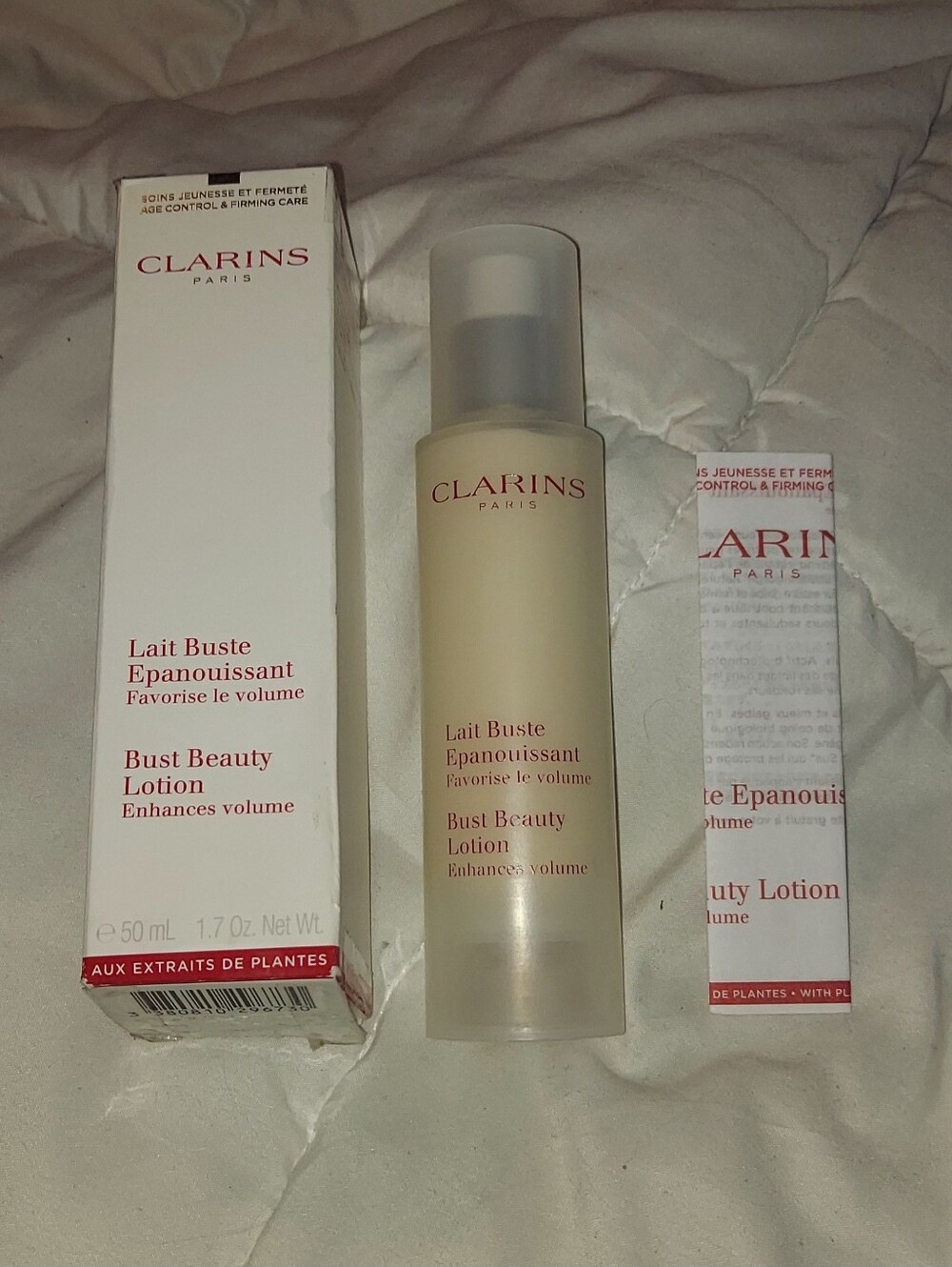 CLARINS Bust Beauty Lotion(1.7 oz) Enhances volume BRAND NEW